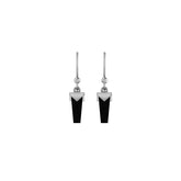 black onyx earrings